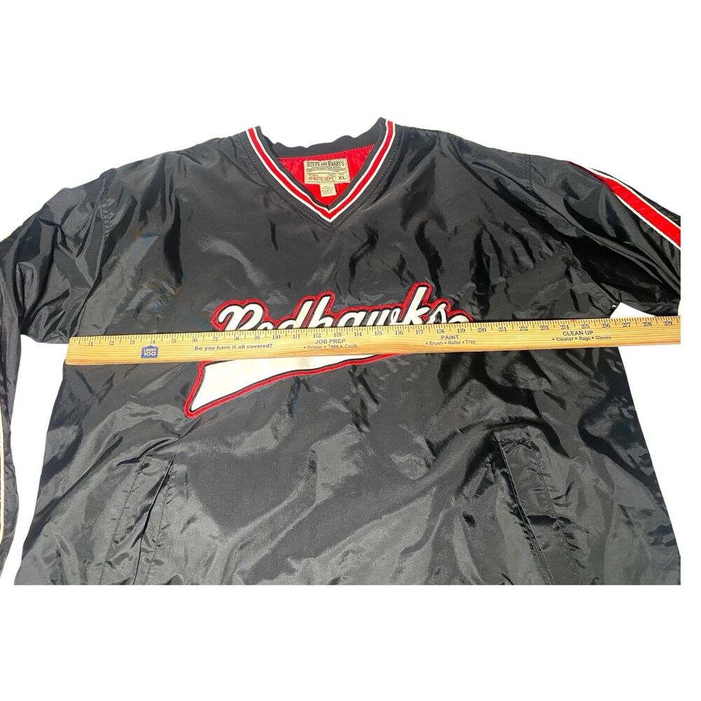 Vintage Redhawks Steve & Barry’s Jacket Mens XL Pullover Lined Nylon Windbreaker - Picture 8 of 10